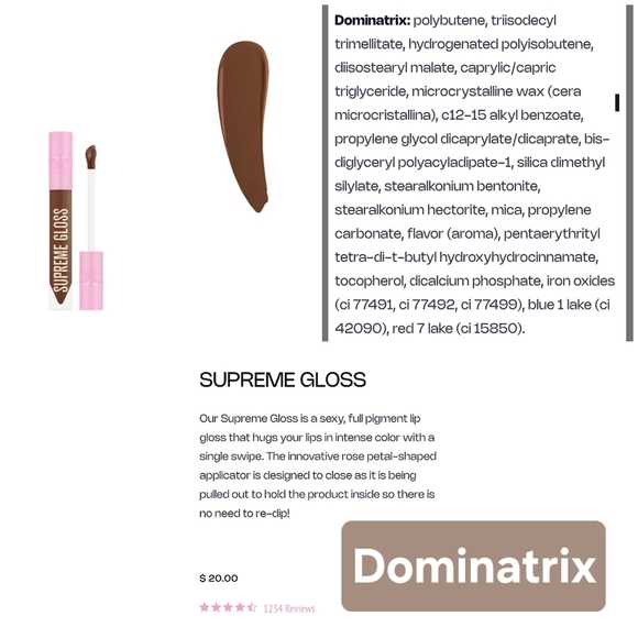 Jeffree Star Supreme Gloss in "Dominatrix" - Picture 4 of 4